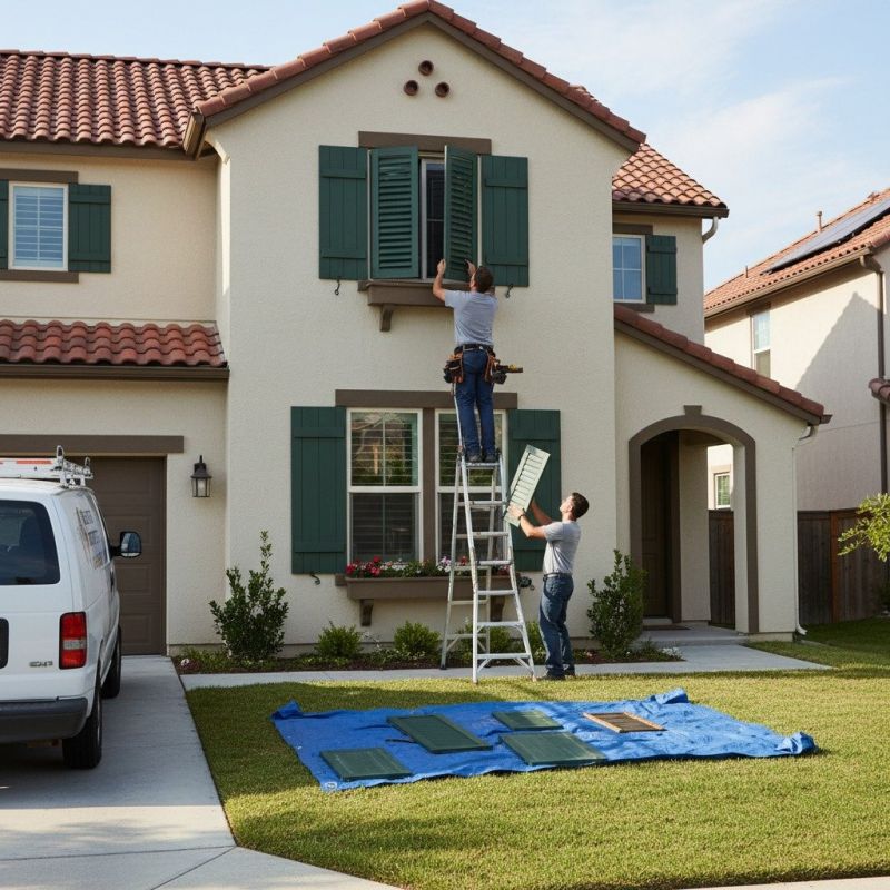 Shutter Latch Replacement in Alpharetta, GA