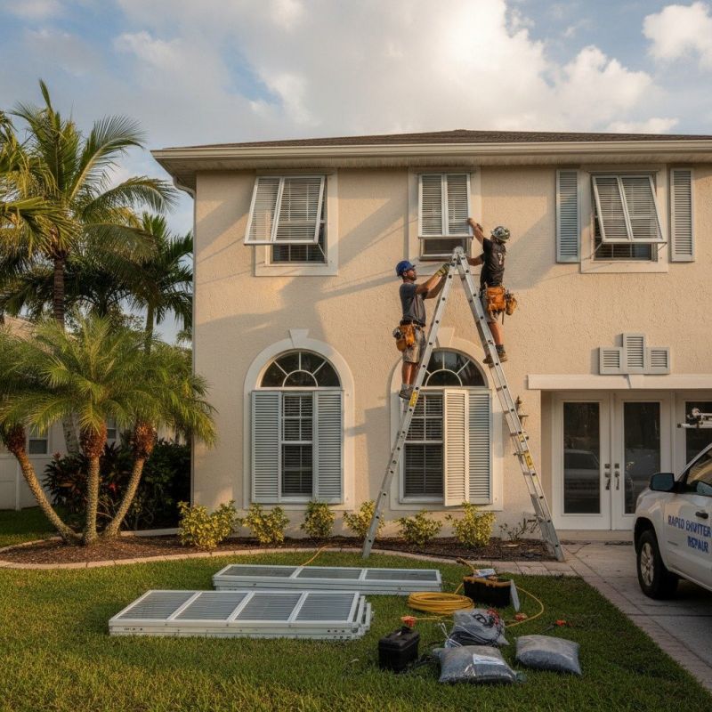 Local Storm Shutter Service pros at work